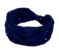 Spazi esterni disegnati a mano fasce larghe per le donne fasce elastiche per la testa antiscivolo fascia per capelli turbante per allenamento yoga sport corsa