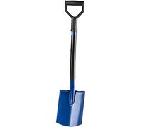 Spaziali di Kadax, vagabondo da giardino con testa in acciaio, pala con un gambo fatto di metallo, pala da giardino con mantello D, picche gravi, picche pionieristiche (rotonde)