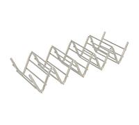 Spaziatore Per 4/5 Tacos 19,7X6,4X3,8 Cm Argento Acciaio Inox - 48 Unità