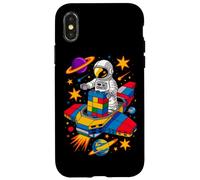 Spazio Astronauta Master Builder Building Blocks Mattoni Bambini Custodia per iPhone X/XS