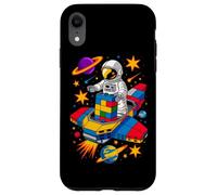 Spazio Astronauta Master Builder Building Blocks Mattoni Bambini Custodia per iPhone XR