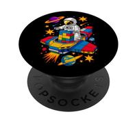 Spazio Astronauta Master Builder Building Blocks Mattoni Bambini PopSockets PopGrip Adesivo