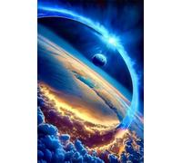 Spazio Blu - Puzzle 900 Pezzi per Adulti 87x34cm | Passatempo Rilassante e Antistress | Arte da Parete e Decorazione Casa