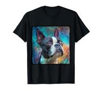 Spazio Boston Terrier Maglietta