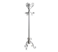 Spazio Casa Appendiabiti da Terra 3P in Ferro Battuto - Ferro anticato