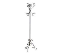 Spazio Casa Appendiabiti da Terra 3P in Ferro Battuto - Oro