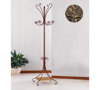 Spazio Casa Appendiabiti da Terra 8P in Ferro Battuto - Bronzo Anticato
