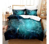 Spazio Copripiumino Una Piazza E Mezza Federa Con Due 50X75Cm Con Cerniera Copripiumini Matrimoniale 200X200 Universo Copripiumino 200X200 Prevenire L'Allergia Stampa 3D Fibra Superfine