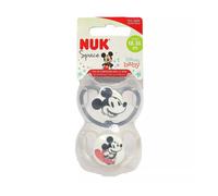 Spazio Disney Topolino Baby 2 Succhietti in Silicone 18-36 Mesi