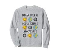 Spazio divertente dell'apocalisse dell'eclissi solare di eclissi lun Felpa