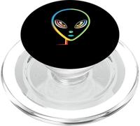 Spazio ET Alien Gazing Con Colorato Piercing Occhi Cosmici PopSockets PopGrip per MagSafe