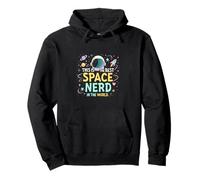 Spazio Nerd Astronomia Galassia Scienza Felpa con Cappuccio