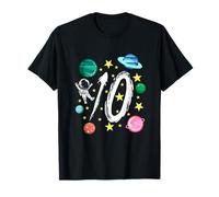 Spazio Per Il 10° Compleanno 10 Anni Regali Astronauti Maglietta