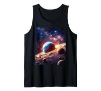 Spazio Polvere Pianeti e Stelle Universo Art Design Canotta