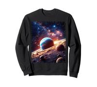 Spazio Polvere Pianeti e Stelle Universo Art Design Felpa