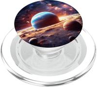 Spazio Polvere Pianeti e Stelle Universo Art Design PopSockets PopGrip per MagSafe