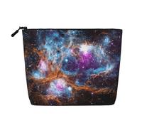 Spazio riutilizzabile della galassia dell'universo dello spuntino. Borse della stampa, borsa da toilette di viaggio di grande capacità, borse di trucco con la chiusura lampo