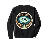 Spazio Swirl Fenomeno UFO Cosmico Stargazer Credente Felpa