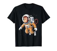Spazio Vintage Viaggi Astronauta Scimmia Astronauta Astronauta Maglietta