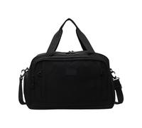 Spaziosa borsa a tracolla regolabile multi scomparto borsa da allenamento per gli appassionati di fitness viaggiatori borsa sportiva leggera, Nero , Bellezza di massa