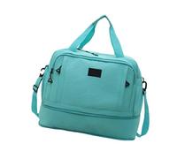 Spaziosa borsa a tracolla regolabile multi scomparto borsa da allenamento per gli appassionati di fitness viaggiatori borsa sportiva leggera, Verde, Bellezza di massa