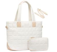 Spaziosa borsa a tracolla singola per laptop e abbigliamento borse a tracolla borsa casual per ufficio e fughe borsa per laptop aziendale, bianco, One Size