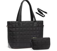 Spaziosa borsa a tracolla singola per laptop e abbigliamento borse a tracolla borsa casual per ufficio e fughe borsa per laptop aziendale, Nero , One Size