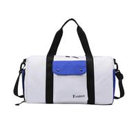 Spaziosa borsa da palestra a tracolla impermeabile per sport da viaggio con tasche multiple Pratiche borse a tracolla in tessuto Oxford Borsa da palestra sportiva a tracolla