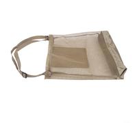 Spaziosa borsa per foraggiamento in rete, 43 x 26 cm, con comoda custodia per guide sul campo, oggetti personali e trasporto di raccolti freschi (verde)