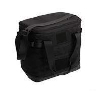 Spaziosa borsa termica per esterni con design a base quadrata per evitare fuoriuscite e mantenere la stabilità su superfici irregolari (nero)