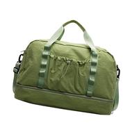 Spazioso borsone da viaggio con tasche multiple Tracolla ergonomica Sofisticata Borse a tracolla Casual Borsa a tracolla ergonomica traspirante, Verde, Bellezza di massa