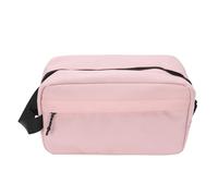 Spazioso sacchetto toeletta viaggio, organizzatore di stoccaggio con sacchetto per trucco crociera Essentials per viaggi di lavoro in Europa vacanze quotidiane all'uso (Rosa)