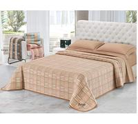 SpazioTessile Coperta Misto Lana Cork 4 colori Singolo Piazza e Mezza Matrimoniale anche Maxi (Azzurro, 1 Piazza e Mezza)