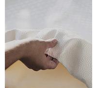 SpazioTessile Copritavolo Salvatavolo Mollettone Gommato Impermeabile Rettangolare Con Elastico (105x130 x tavoli 85x110)