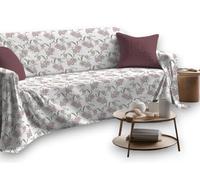 SpazioTessile Copritutto Arredatutto Maxi Telo Arredo Copridivano 100% Cotone Magnolia Letto Divano (Rosa, 280x300)