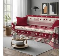 SpazioTessile Copritutto Arredatutto Telo arredo Copridivano Copriletto Tirolo Letto Divano 100% Puro Cotone Misure Maxi (280x300)