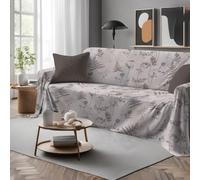 SpazioTessile Maxi Telo Arredo Copritutto Copridivano Grandi Dimensioni Soffione Beige Verde o Azzurro Letto Divano (Beige, 450x300)