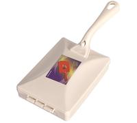 Spazzabriciole Spazzola per briciole portatile 4x10 con 2 spazzole a rullo e contenitore interno Raccoglitore ergonomico in PP Pulizia briciole per tavolo, letto, divano, moquette, moquette