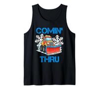 Spazzaneve Driver Divertente spazzaneve Camion Inverno aratura Design Canotta