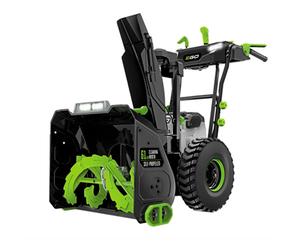 Spazzaneve EGO SNT 2400 E a batteria 56 Volt avanzamento a ruote doppio stadio