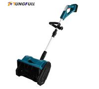 Spazzaneve elettrico senza fili a spinta a mano Pala da neve senza fili Spazzaneve pieghevole senza fili Macchina per la pulizia della neve Rimozione della neve