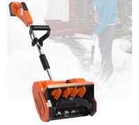 Spazzaneve elettrico, senza fili, con batteria e caricabatterie inclusi, con manico ausiliario per un facile utilizzo, ideale per una rapida rimozione della neve