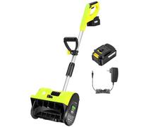 Spazzaneve elettrico senza fili con direzione regolabile, distanza di lancio di 8 m per una rimozione efficiente della neve in patio, parco giochi, fattoria