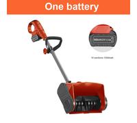 Spazzaneve elettrico senza fili Spezzatino portatile Spinta a mano Neve più chiara Piccola macchina per la pulizia Spingipne per esterni