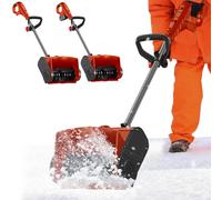 Spazzaneve elettrico spinta a mano Spazzaneve 20V Piccola strada Spala da neve Macchina per la rimozione della neve domestica Batteria/Senza batteria