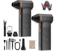 Spazzaneve Frostblazer Upgrade 2026, Spazzaneve portatile per auto da 5000 W, con efficiente tecnologia a turbina, batteria da 4000 mAh, per sbrinamento parabrezza auto (2set)