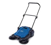 Spazzatrice manuale a rulli e scope laterali larghezza 650 mm Scheppach s800