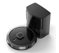 Spazzatrice intelligente completamente automatica, aspirapolvere, lavapavimenti, spazzatrice e lavapavimenti, tre in uno. black