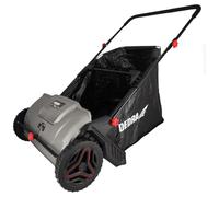 Spazzatrice manuale per prato, raccoglitore per foglie e prati DEDRA, larghezza di raccolta 530 mm, sacco da 100 l, ruote robuste da 250 mm, leggero e maneggevole 7 kg, manubrio regolabile