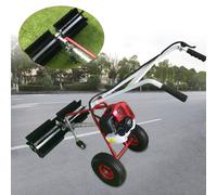 Spazzatrice per erba Spazzola per erba portatile Scopa elettrica Strumento per spazzare il prato portatile Alimentato a gas 2 tempi 43cc